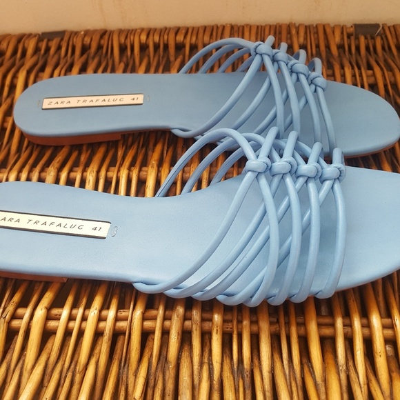 Light Blue Sandals - Picture 3 of 3